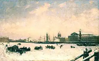 Saint Petersburg in winter (1879)