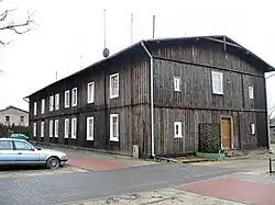 A timber framed residence known as the ‘Belvedere Palace’ in Kaliska