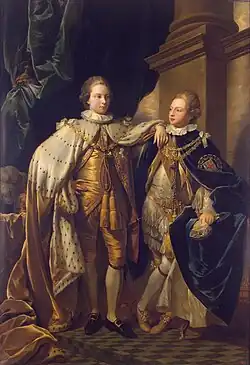 Portrait of the Prince of Wales and Prince Frederick by Benjamin West
