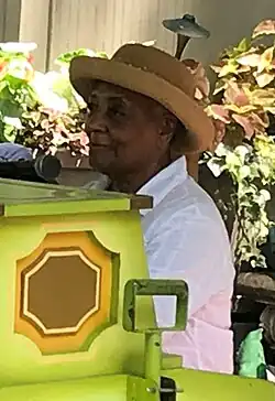 Playing piano in Bryant Park, New York