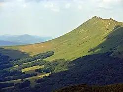 Krzemień Mountain in the Bieszczady Range