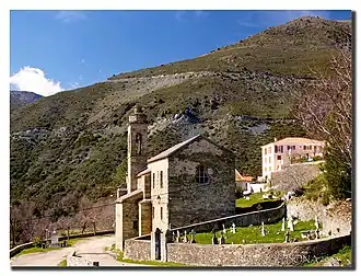 The church of Santa-Maria-Assunta, in Bigorno