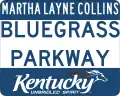Bluegrass Parkway marker