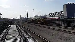 Bney Brak rail yard, the view from the east