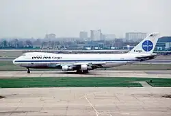 Boeing 747-100SF of Pan Am Cargo.