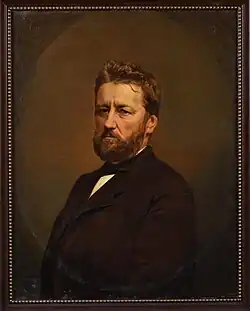 Johann Reimers [ru], after photograph by Andrey Denyer, 1869, oil on canvas, 73 by 58 cm; Museum of the Academy of Arts, St. Petersburg