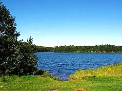 Lake in Bondarsky District
