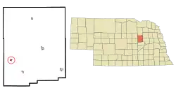 Location of Primrose, Nebraska