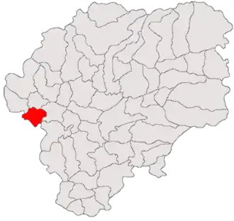 Location in Bistrița-Năsăud County