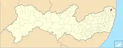 Location of Condado in Pernambuco