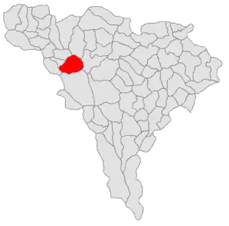 Location in Alba County