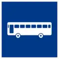 Bus stop (at Lay-by or Rest and Service Area)