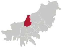 Location of Buk District in Busan