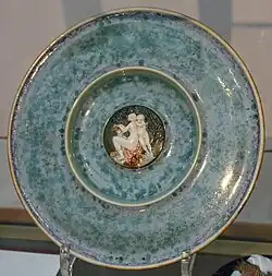 Dish with figures