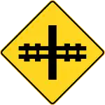 Railway crossing ahead