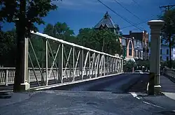 Italianate style end posts