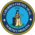 Official seal of Cabarrus County