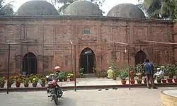 Three domes of the mosque