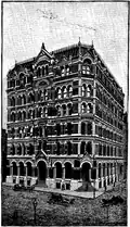 Campau Block, 1883, SW corner of Griswold and Larned. Designed by Mortimer L Smith