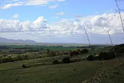A panorama of Oristanese Campidano