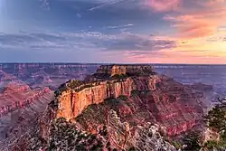 At sunset from Cape Royal