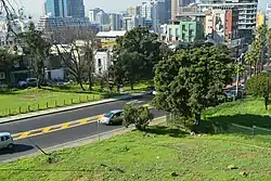 The CBD (behind), with De Waterkant in the middle, and Strand Street in the foreground