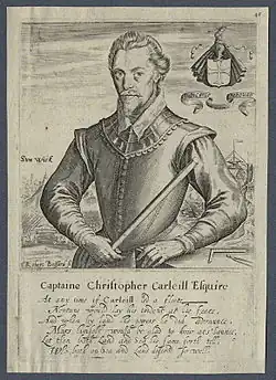Christopher Carleill who commanded the English troops