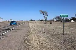 Looking southeast in Carlton along U.S. Highway 50 (2024)