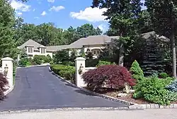 Home in North Caldwell, exterior shots of which were used in the HBO TV series The Sopranos to portray the house the Soprano family resided in.