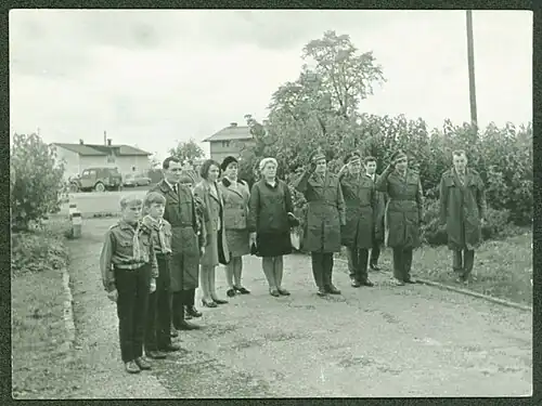 Ceremony near Oświęcim, 1968