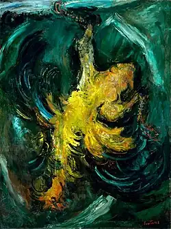 Chaïm Soutine, The Chicken (c. 1926), 102.2 × 76.1 cm