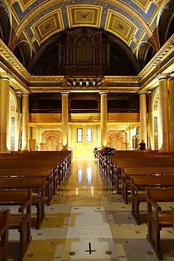 Nave facing the entrance