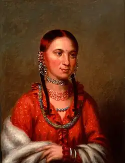 Hayne Hudjihini (Eagle of Delight), Oto by Charles Bird King, c. 1822