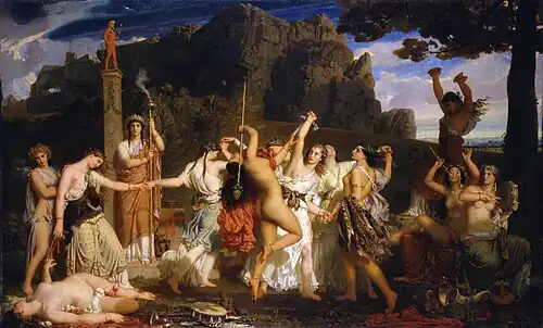 The Dance of the Bacchantes by Charles Gleyre