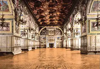 The Ballroom was created by King Henry II beginning in 1552