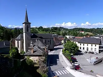 A general view of La Bridoire