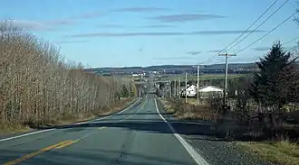 Route 271 in Saint-Benoît-Labre.