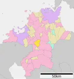 Location of Chikuzen