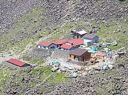 Birds eye view of the shrine complex