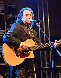 Andrews performing in 2014