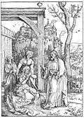 Albrecht Dürer, woodcut, 29.5 × 21.1 cm, from the series on the Life of the Virgin, c. 1507