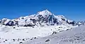 Chulu West (6419m) viewed from Thorong La pass