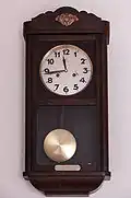 Pendulum box clock ca. mid 1920s