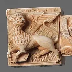 rear, lion of St. Mark