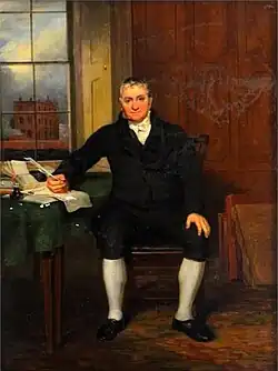 Portrait of John Harris Frewer (1781–1816) Sadler & Brewer Of Norwich, Norfolk Seated At His Desk (c. 1813)