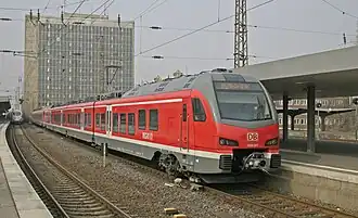 … Stadler Flirt 3 with a crash-optimized headshape