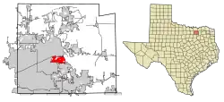 Location of Fairview in Collin County, Texas
