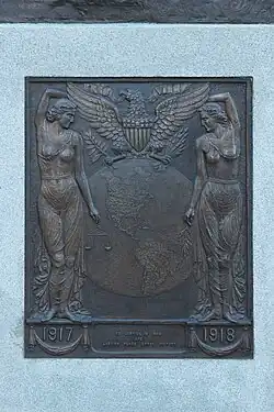 Statue plaque