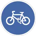 Compulsory Cycle track/Cycle Only