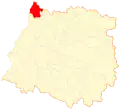 Map of Vichuquén commune in the Maule Region
